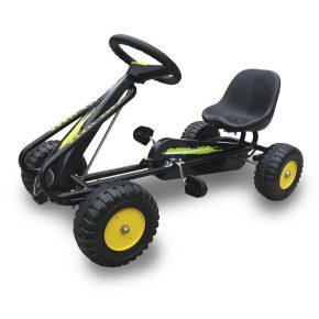 Misaladejuegos Coche a pedales Go Kart Negro GK0092