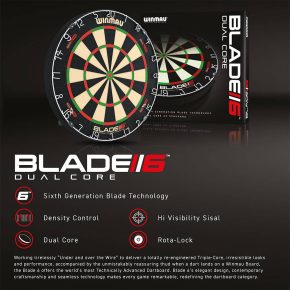 Misaladejuegos Diana Winmau Blade 6 Dual Core Dartboard 3031. - Imagen 7