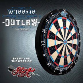 Misaladejuegos Diana Tradicional Shot Warrior Outlaw Dartboard SH-SB3021 - Imagen 4