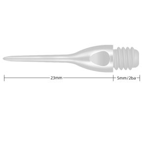 Misaladejuegos Puntas Gildarts Short 2ba 23mm Blanco 100unit MG-CL14-WH. - Imagen 4