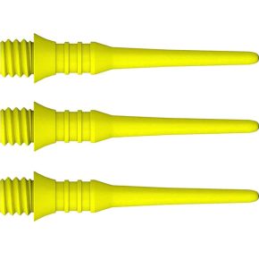 Misaladejuegos Punta Mission Titan Pro Soft Tip 25mm Amarillo Neon X9162 - Imagen 2