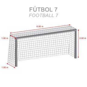 Misaladejuegos Juego Redes Fútbol 7 BASIC 5031 - Imagen 2