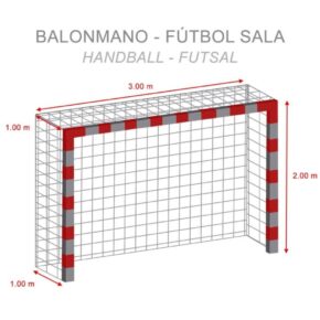 Misaladejuegos Juego Redes Balonmano/F.Sala CHAMPION 5052 - Imagen 2