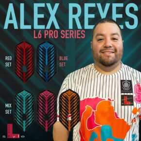 Misaladejuegos Plumas L-style Champagne Flights L6Pro Slim Alex Reyes V3 Blue - Imagen 2