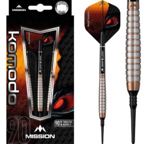 Misaladejuegos Dardos Mission Komodo GX Micro M2 Rosa Dorado 90% 21g D9710-MI00796 - Imagen 3