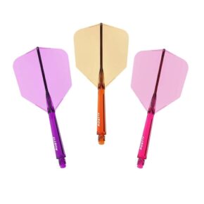 Misaladejuegos Plumas Cuesoul Rost 77 Naranja-Morado-Rosa Transparente Big Wing L 74mm 51427