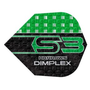 Misaladejuegos Plumas Harrows Darts Flights No6 Dimplex S3 Verde - Imagen 2